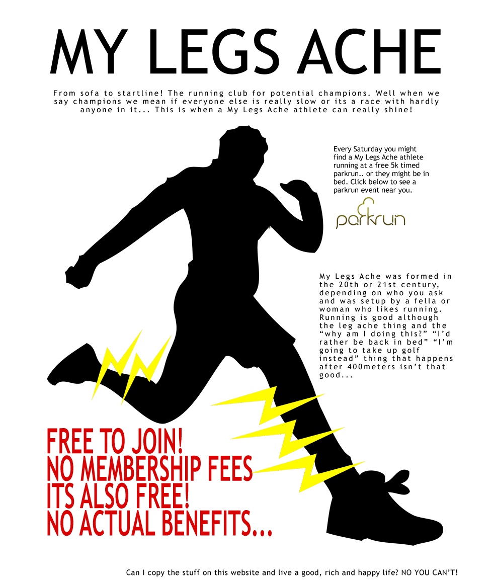 My Legs Ache